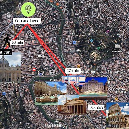 Ottaviano - 10 Min Dal Vaticano Rome Bagian luar foto